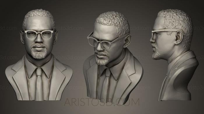 Busts and bas-reliefs of famous people (BUSTC_0398) 3D model for CNC machine